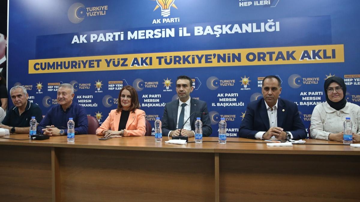 Adana, Mersin ve Hatay'da AK Parti'nin 23. kurulu yl dnm kutland