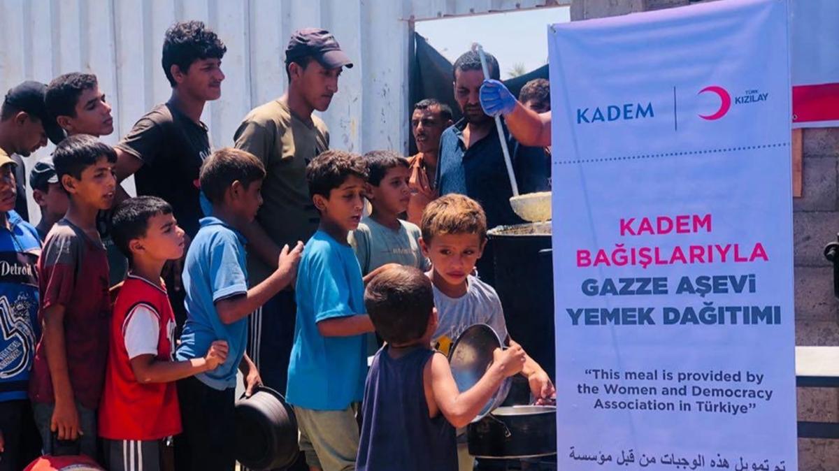 KADEM, Gazze'de scak yemek datacak