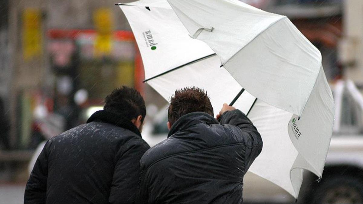 Meteoroloji'den saanak ya ve kuvvetli rzgar uyars 