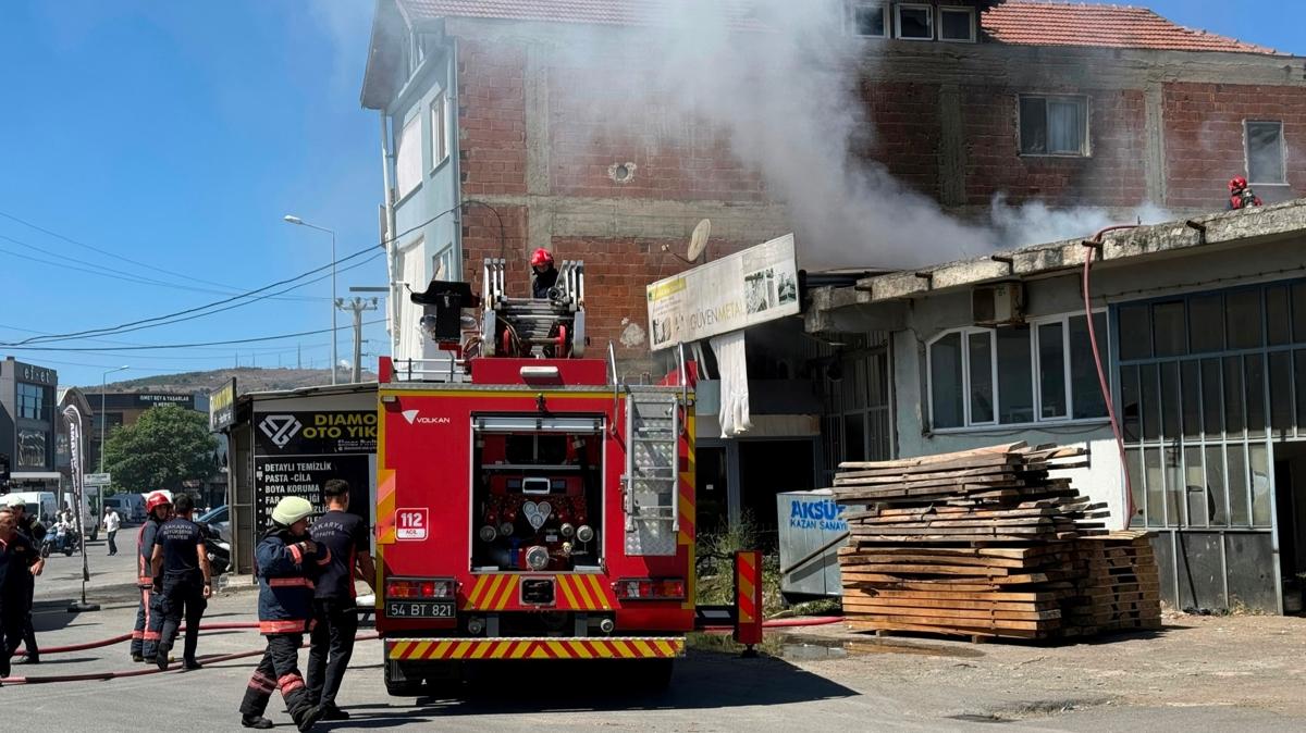 Sakarya'da korkutan yangn