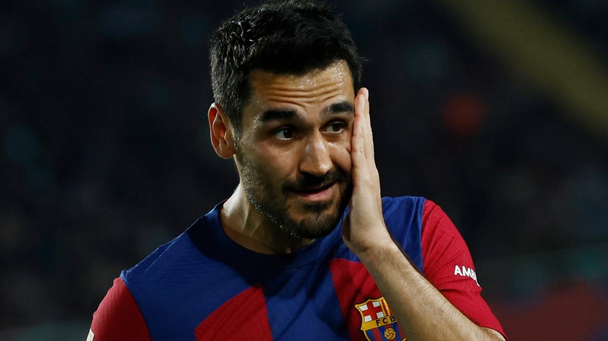 Barcelona'da lkay Gndoan kadrodan karld!