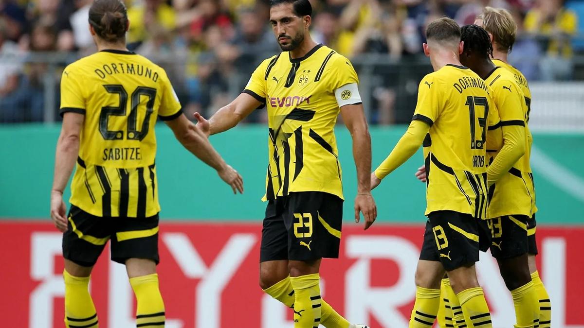 Nuri ahin ynetimindeki Borussia Dortmund 4 golle turlad