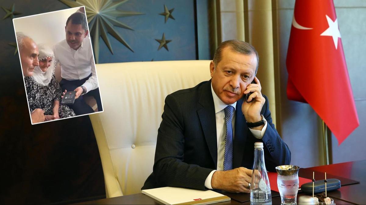 Cumhurbakan Erdoan'dan Zeliha Teyze'ye srpriz telefon: Tayyip evladna dua etsin