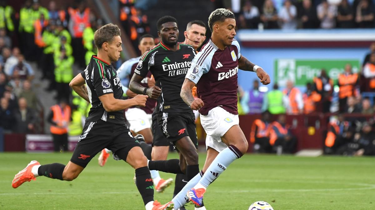 Arsenal, hata yapmad! Aston Villa deplasmannda 3 puan kapt