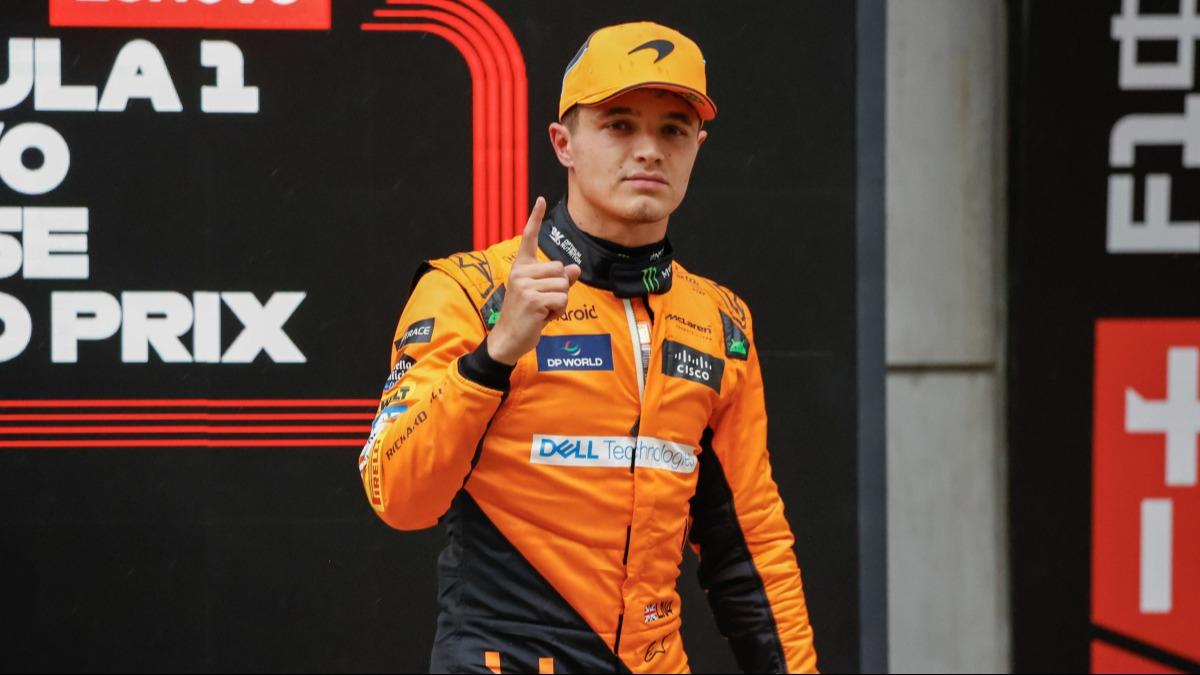 F1 Hollanda Grand Prix'sinde pole pozisyonu Lando Norris'in