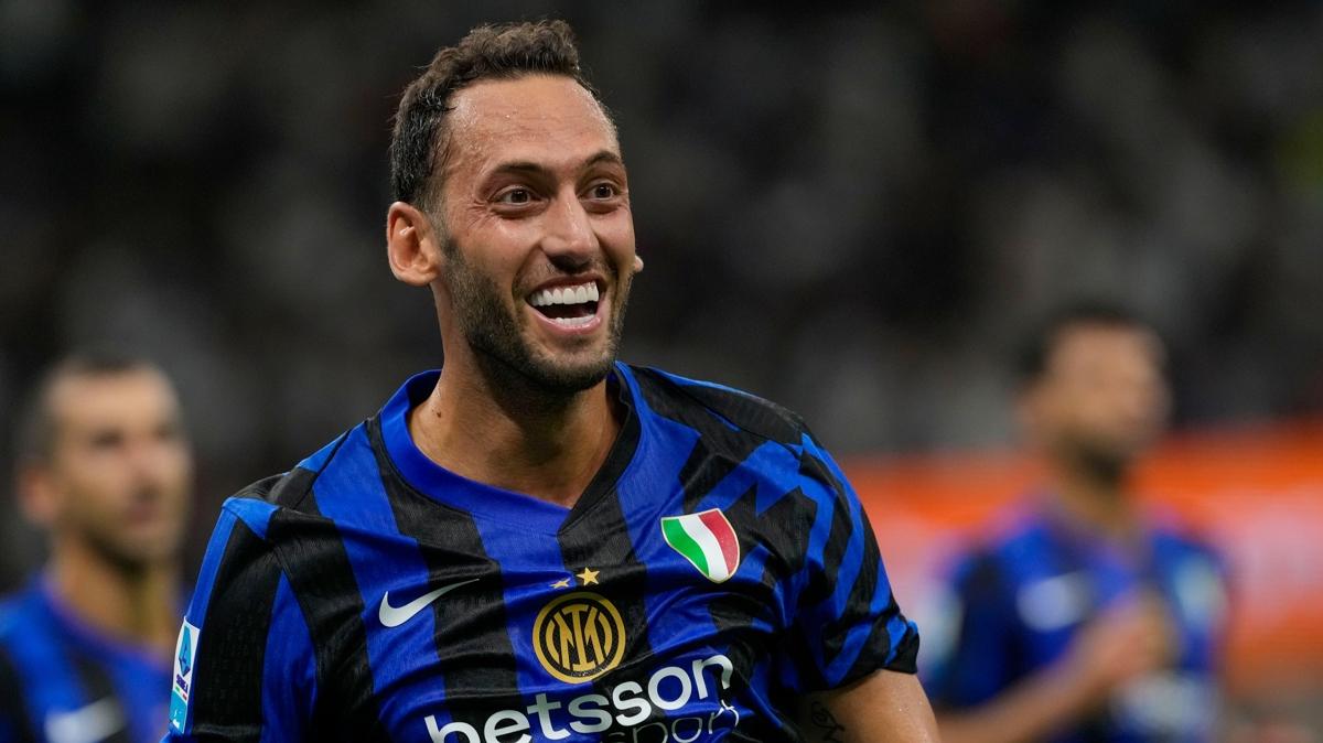 Hakan alhanolu goln att, Inter 3 puan kapt