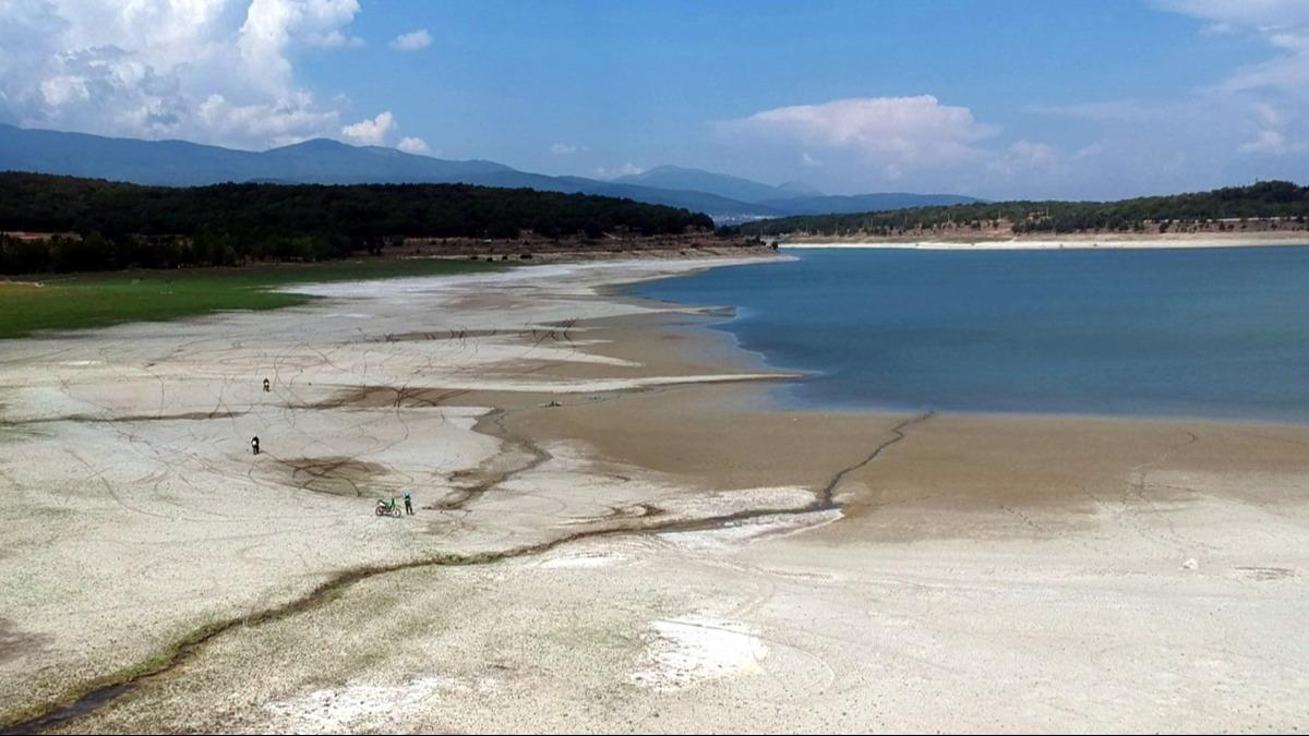 Bolu'nun ime suyu ihtiyacn karlayan Glky Baraj alarm veriyor! Su seviyesi yzde 35'e dt