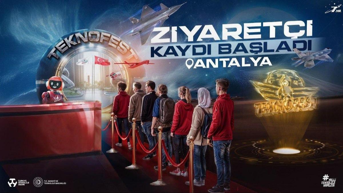 TEKNOFEST Akdeniz Teknoloji Yarmalar iin ziyareti kaytlar balad