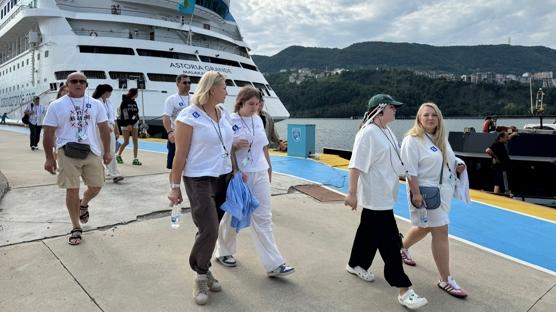 'Astoria Grande' Amasra'ya 37 bin 768 Rus turist getirdi