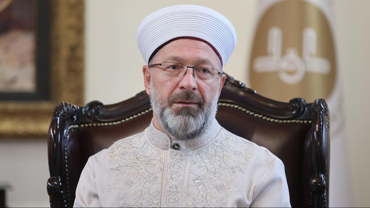 Diyanet leri Bakan Erba rencilere seslendi: Siz ayn zamanda yryen Kur'anlar olacaksnz