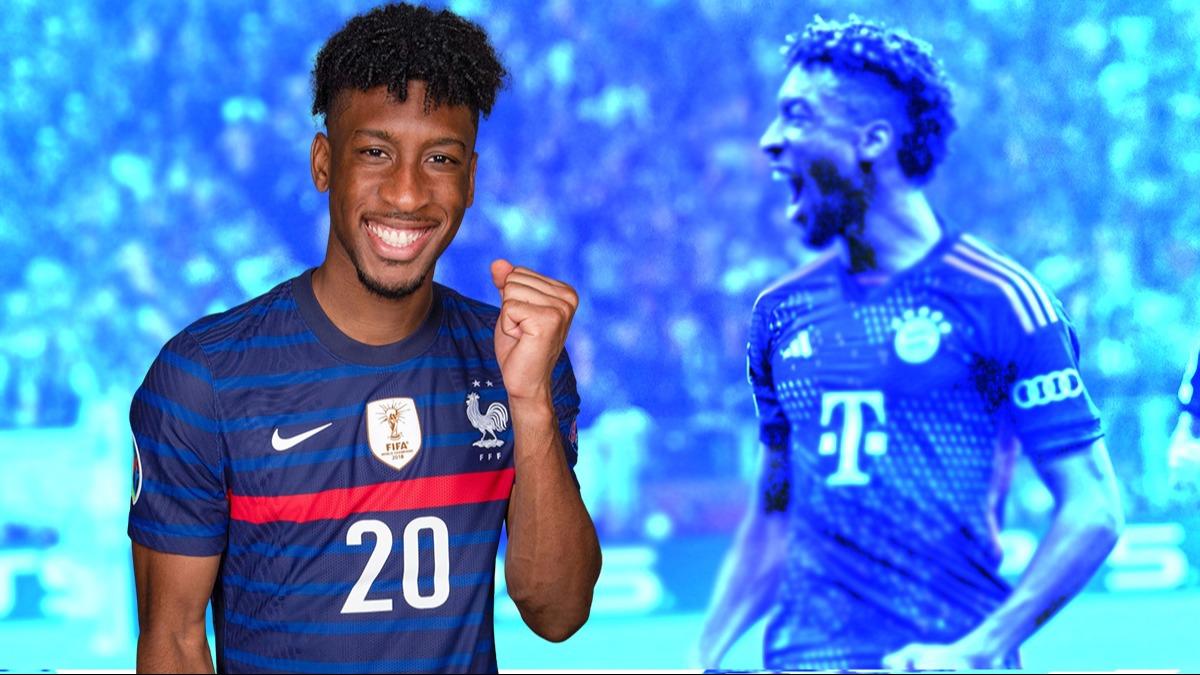 Ve bitti bu i! Kingsley Coman ile 4 yllk anlama tamam