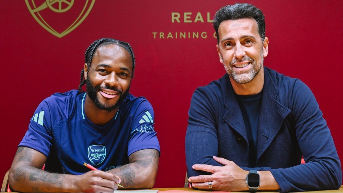 Raheem Sterling'in yeni adresi Arsenal