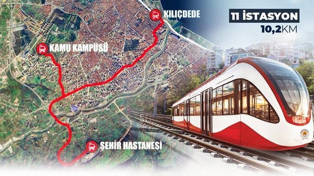 Samsun'un yeni tramvay hattn bakanlk yapacak 