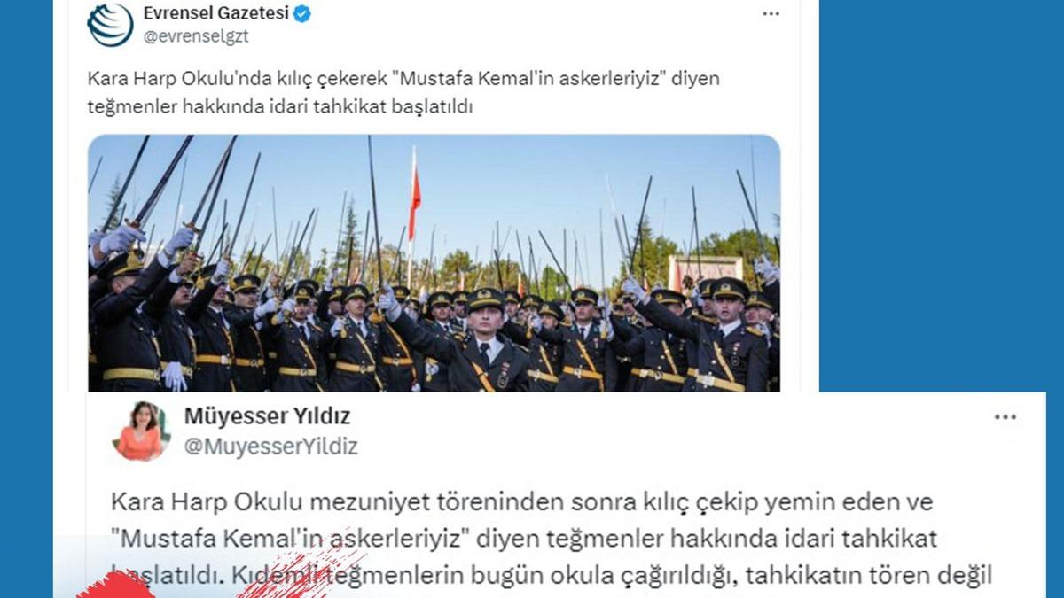 MSB'den temenlerin haklarnda tahkikat ald iddialarna yalanlama