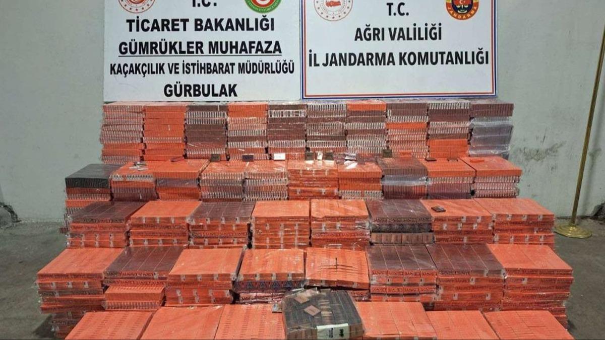 Ağrı'da kaçak malzeme operasyonu: Tam 14 milyon TL değerinde