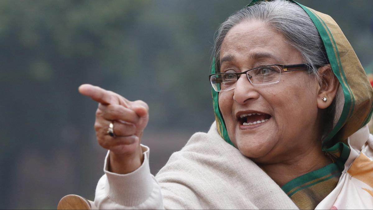Banglade, eski Babakan Hasina'nn peinde! Hindistan'dan iadesi iin harekete geildi