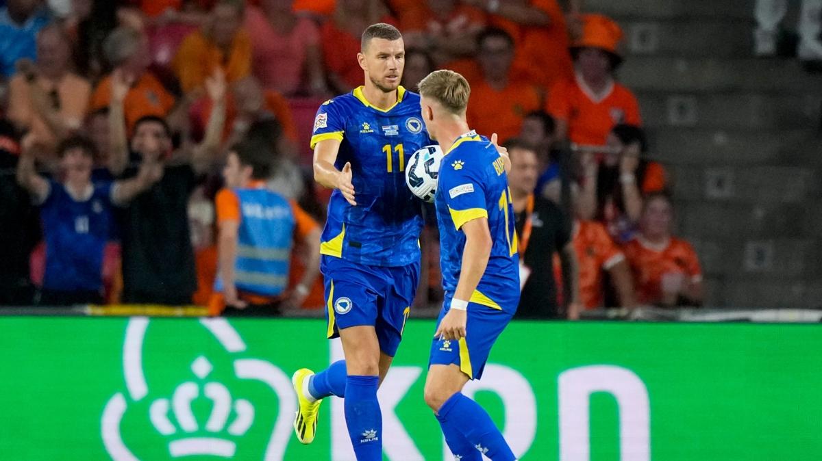 Edin Dzeko'nun gol Bosna'ya yetmedi!