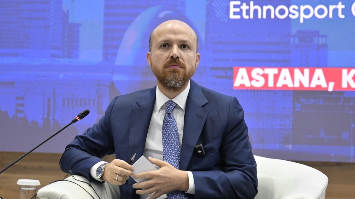 DEK Bakan Bilal Erdoan'dan soykrmc srail'in Gazze'deki saldrlarna kar 'Gl Trk dnyas' ars
