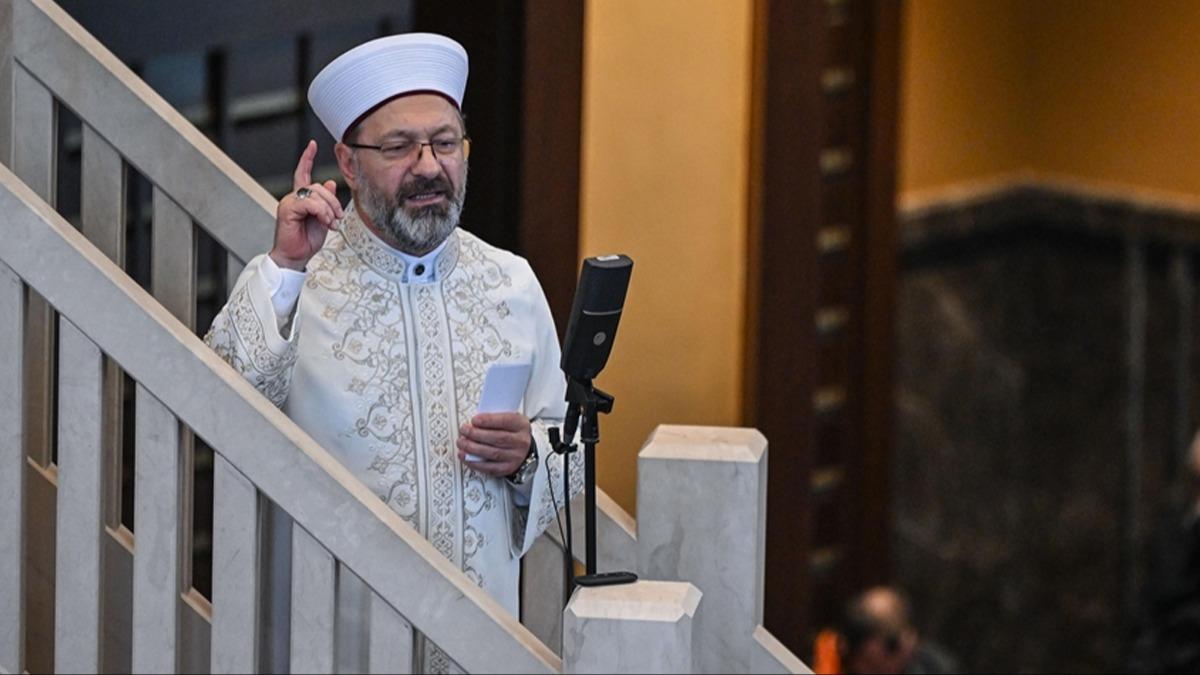 Diyanet leri Bakan Erba: Gazze'nin, Filistin'in; Narinleri, Ayeleri, Fatmalar onun efkatini, merhametini bekliyor