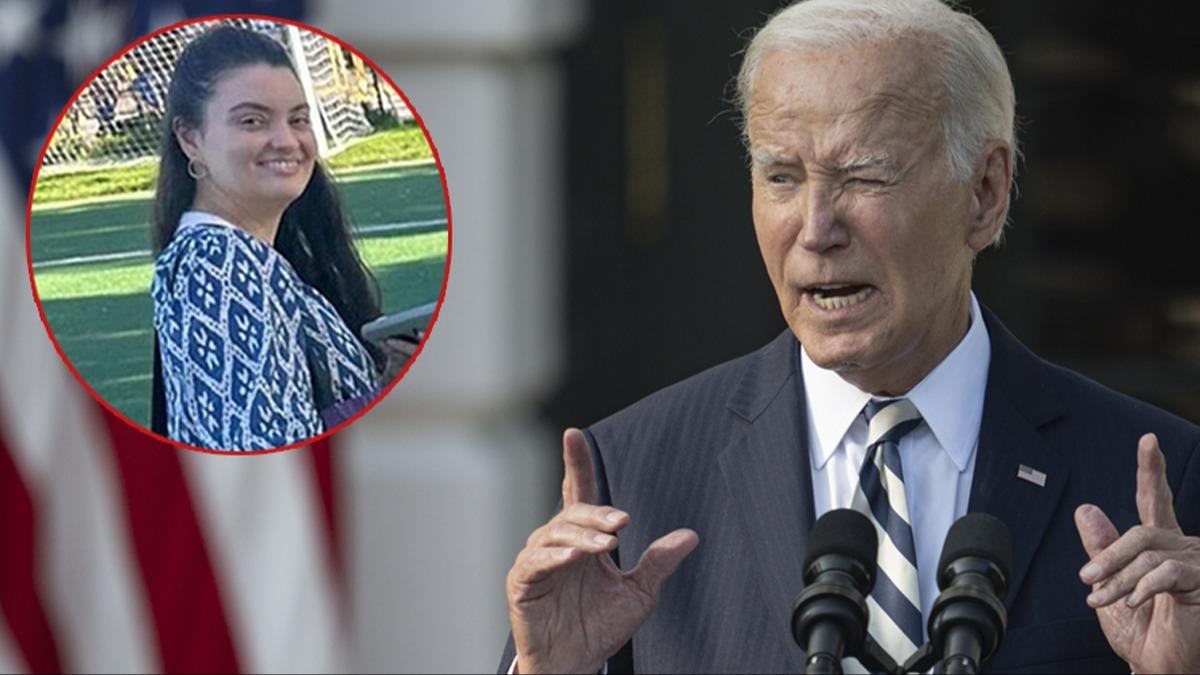 Soykrmc srail'i savunmak iin bunu da yapt! Biden'dan Ayenur Ezgi Eygi yalan