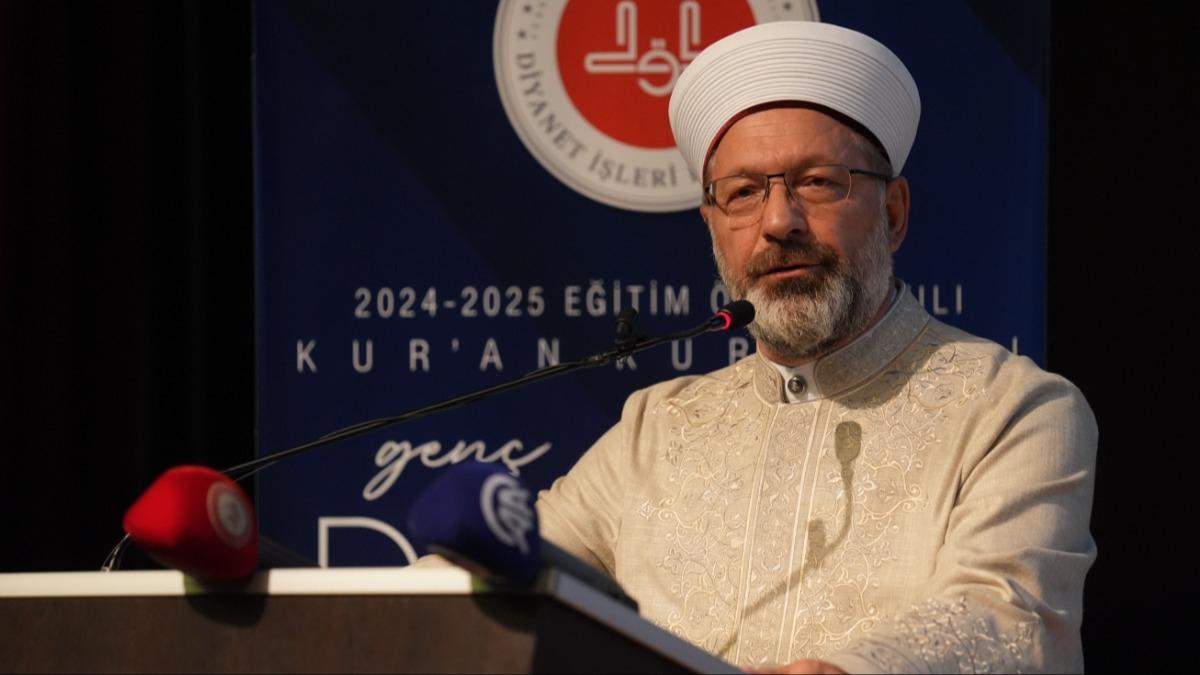 Diyanet leri Bakan Erba: Yaz Kur'an kurslarna imdi elhamdlillah milyon kadar ocuumuz geliyor