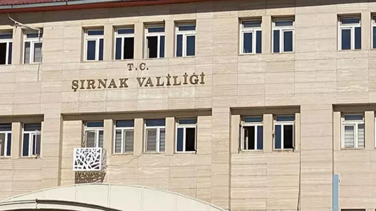 rnak'ta ''geici zel gvenlik blgesi'' ilan