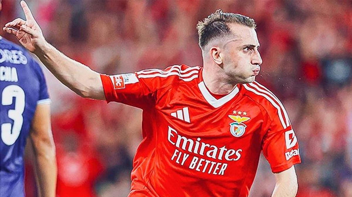 Kerem Aktrkolu, Benfica'da ilk goln att