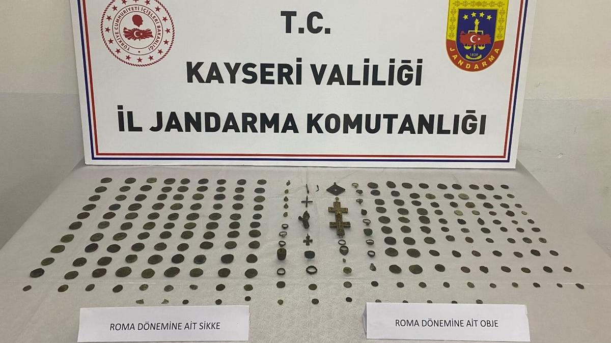 Tarihi eser kaakl operasyonunda 2 gzalt