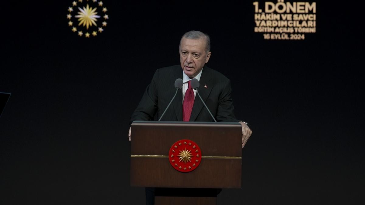 Cumhurbakan Erdoan: Adalet reyting avclna kurban edilmemeli