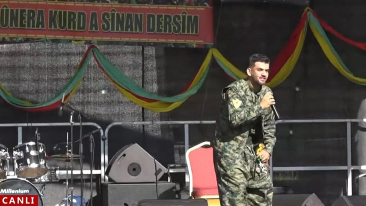 Fransa'da PKK skandal! ''Festival'' ad altnda paavral gsteri