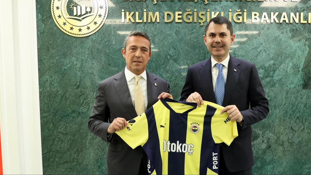 Bakan Kurum, Fenerbahe Bakan Ali Ko'u kabul etti