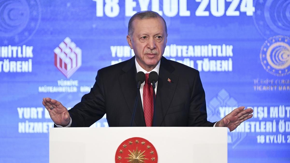 Cumhurbakan Erdoan: Anayasa'nn ilk drt maddesi ile ilgili tartma yok