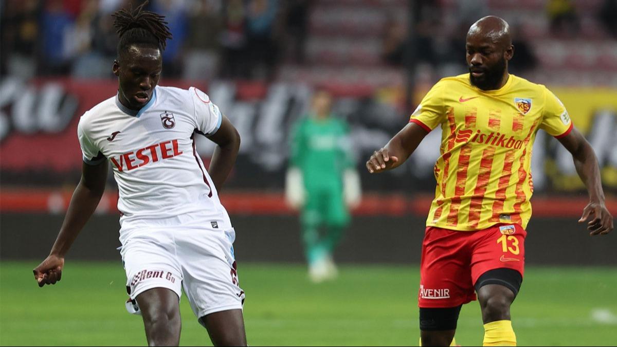 Trabzonspor ile Kayserispor arasndaki 45.randevu