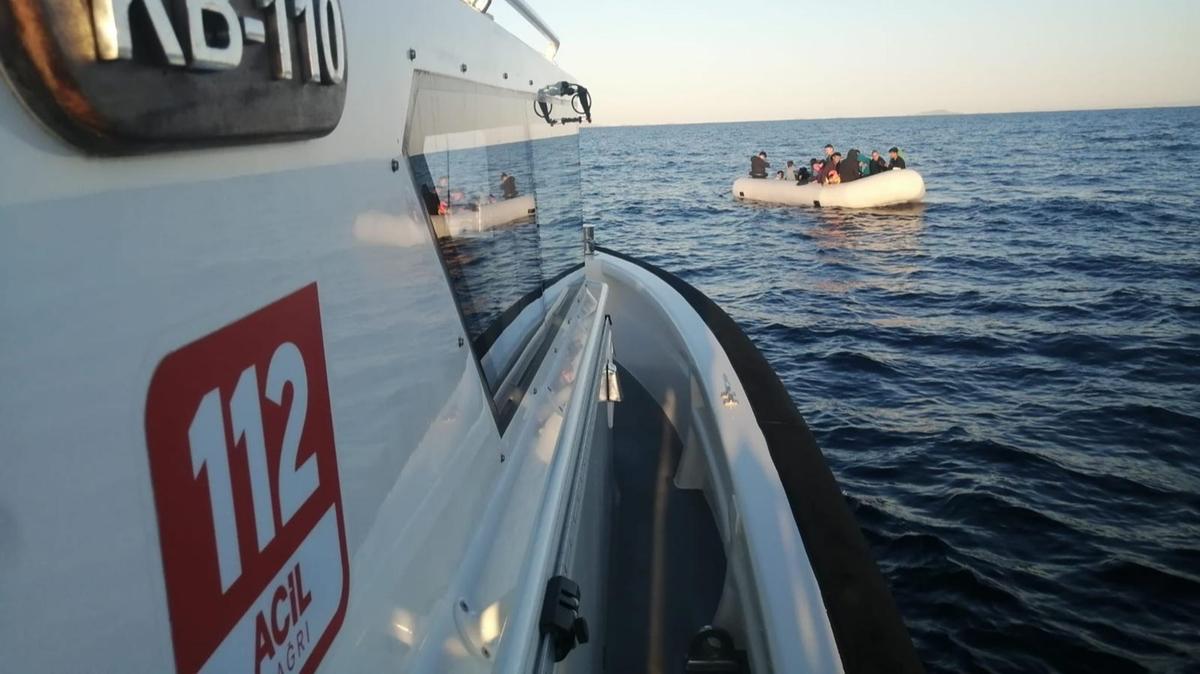 Edirne aklarnda lastik bottaki 31 dzensiz gmen yakaland