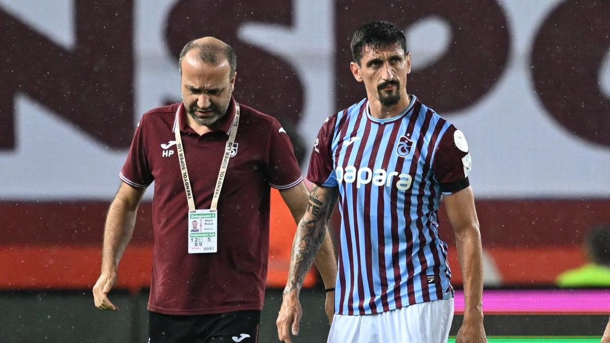 Trabzonspor'da sakatlk! Oyuna devam edemedi