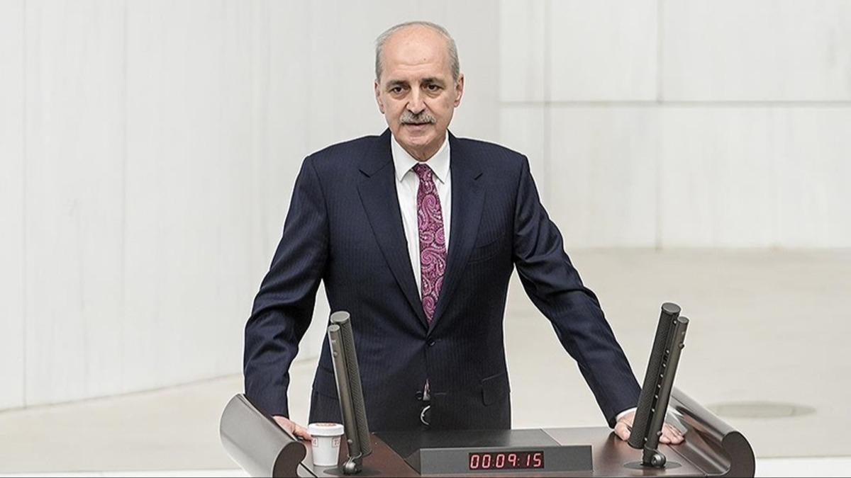 TBMM Bakan Kurtulmu: Bar, insanln en byk ideali, en kadim arzusudur