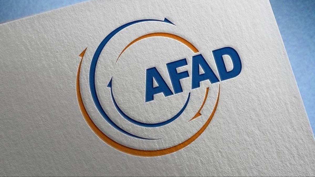 AFAD'dan yurt genelindeki sel ve su taknlarna ilikin aklama