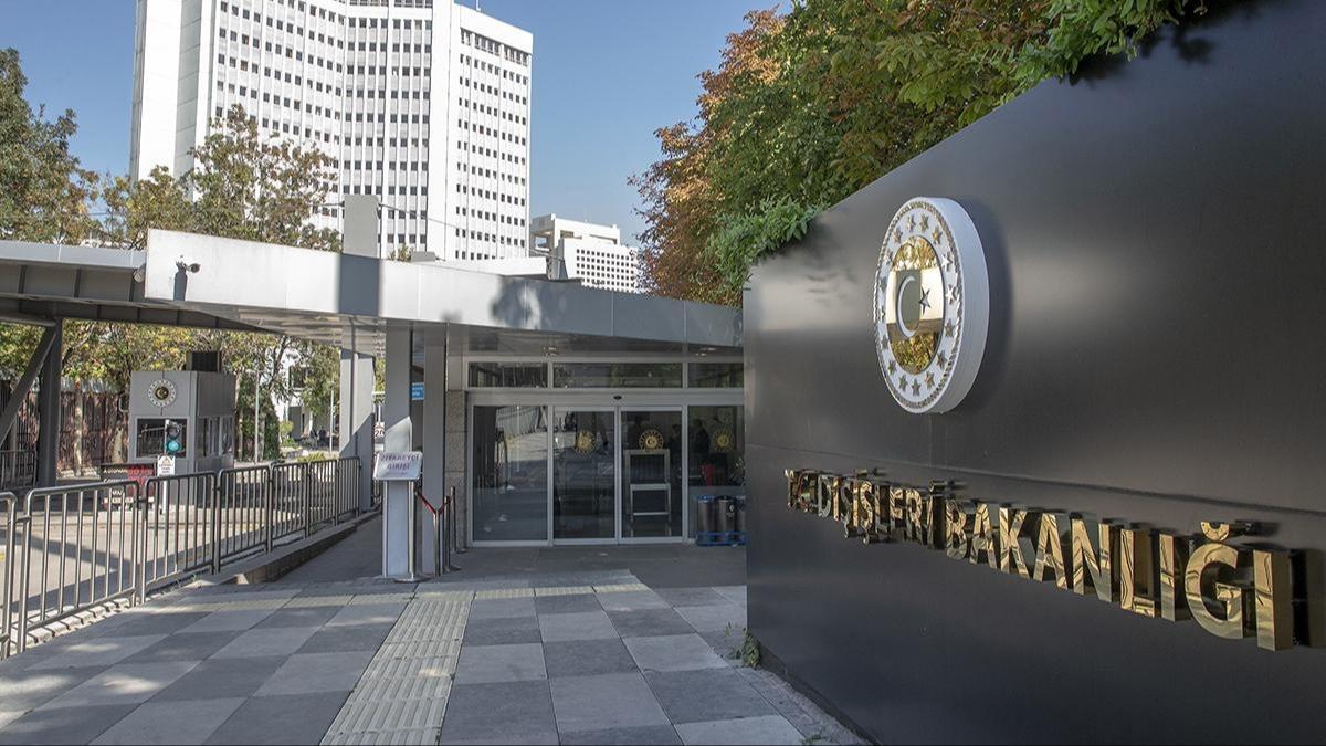 Trkiye'den ran iin taziye mesaj