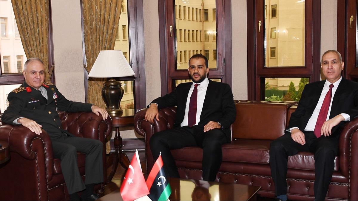 Genelkurmay Bakan Grak, Libya Savunma Bakan Vekili Zubi'yi kabul etti