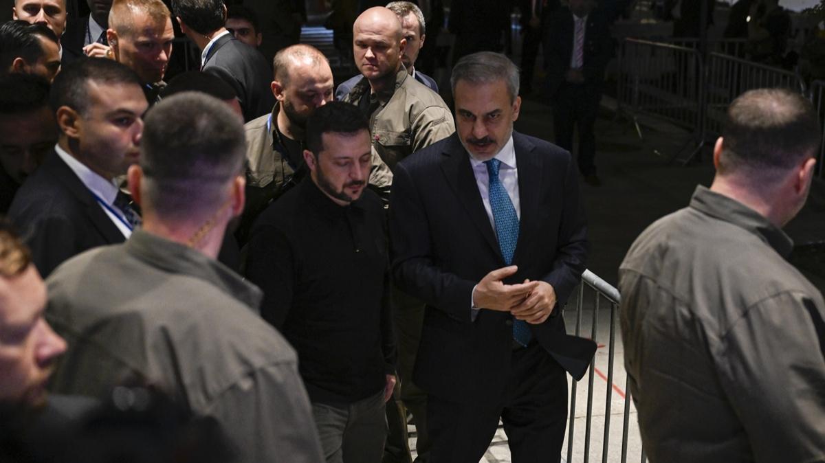 Bakan Fidan'dan New York'ta kritik grmeler