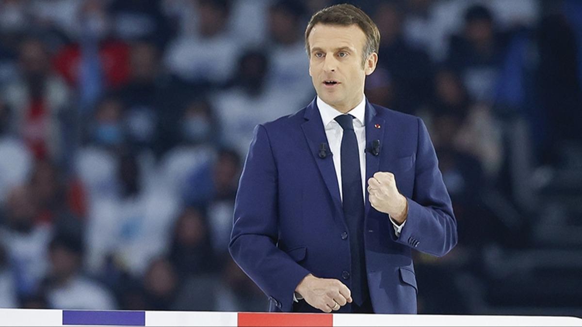 Cumhurbakan Erdoan'n szleri rnek oldu: Macron'dan ''adil dnya'' vurgusu 