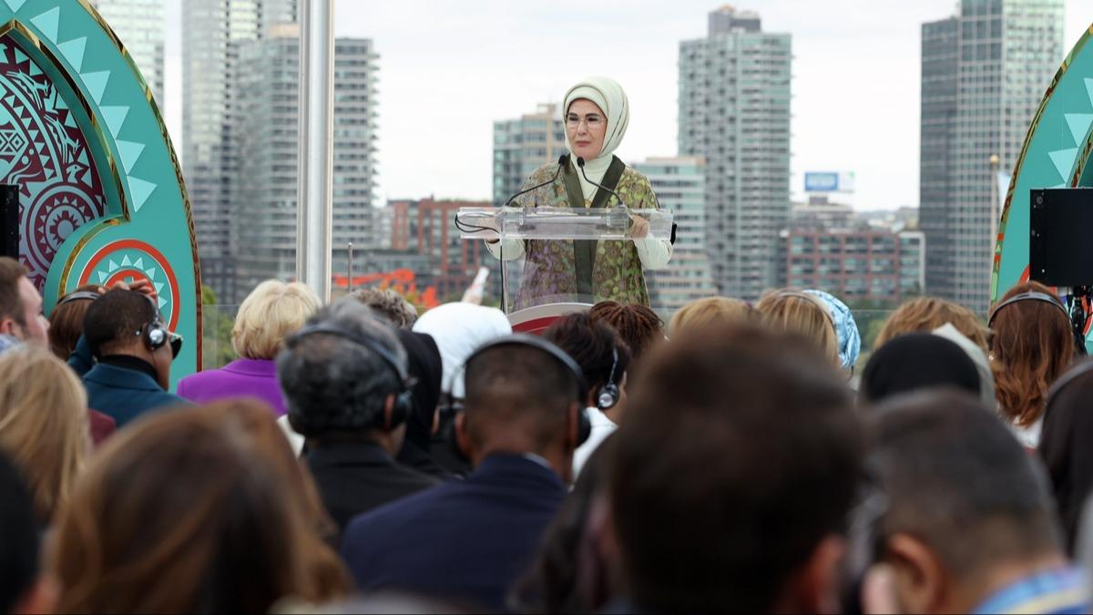 Emine Erdoan programa ev sahiplii yapt: Afrika'nn lezzetleri New York'a tand