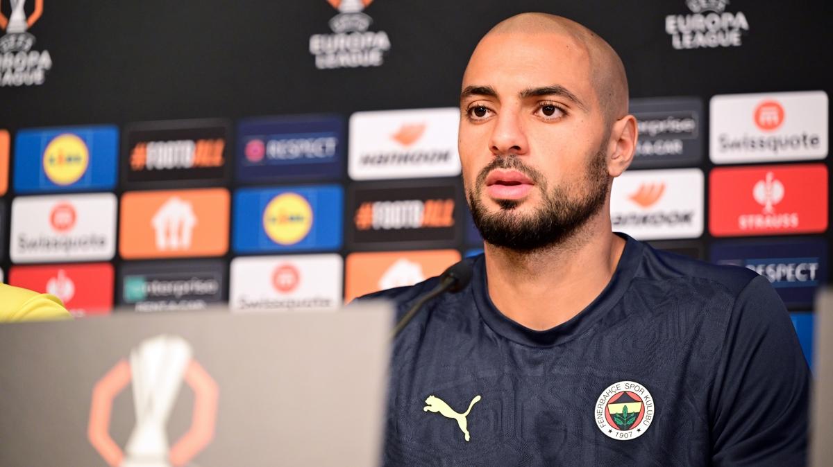 Sofyan Amrabat: Hayalimiz Avrupa Ligi'ni kazanmak