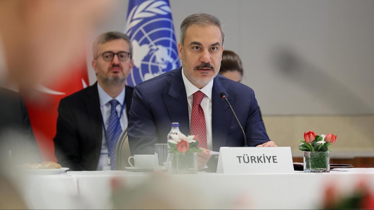 Bakan Fidan, BM Arabuluculuk Dostlar Grubu'nun 14. Bakanlar Toplants'na katld