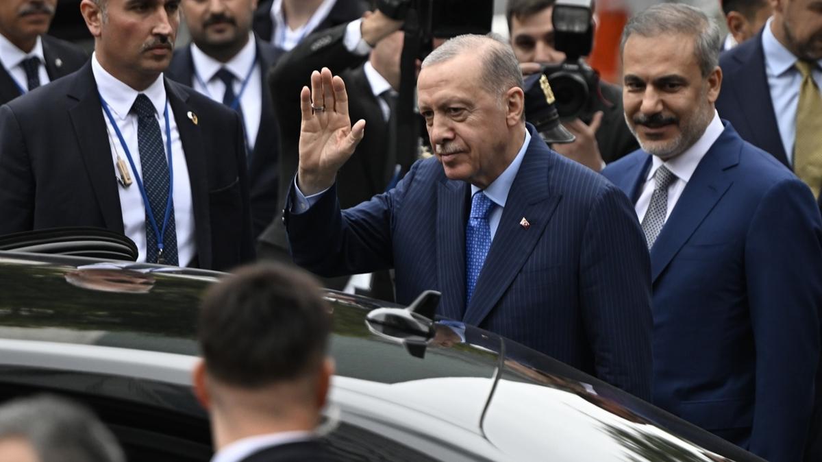 Cumhurbakan Erdoan, ABD'den ayrld