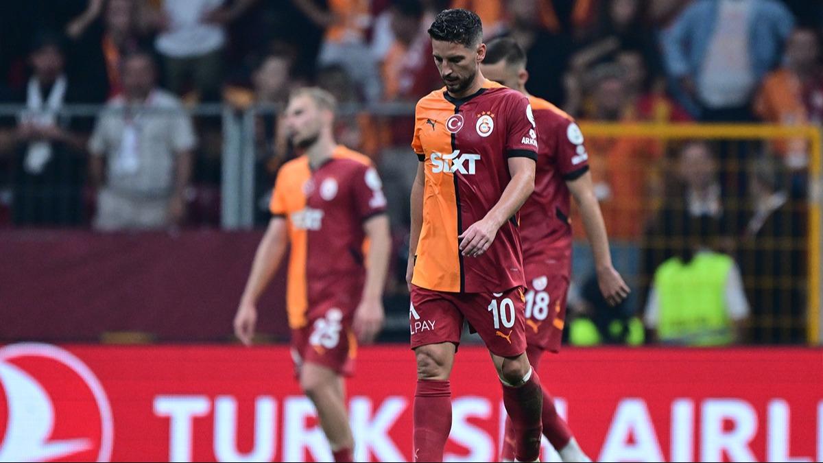 Bu sezonki ilk puan kayb! Galatasaray kendi sahasnda ykld