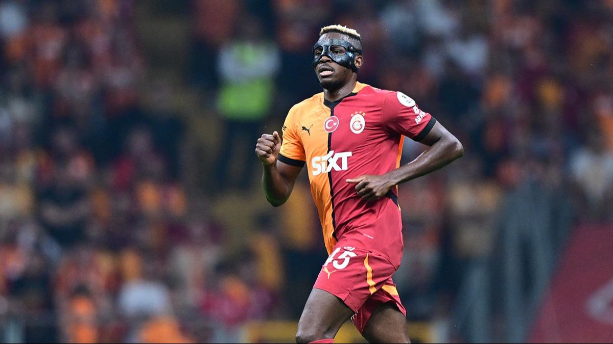 Galatasaray yasa duyurdu! Osimhen maskesi stada alnmayacak