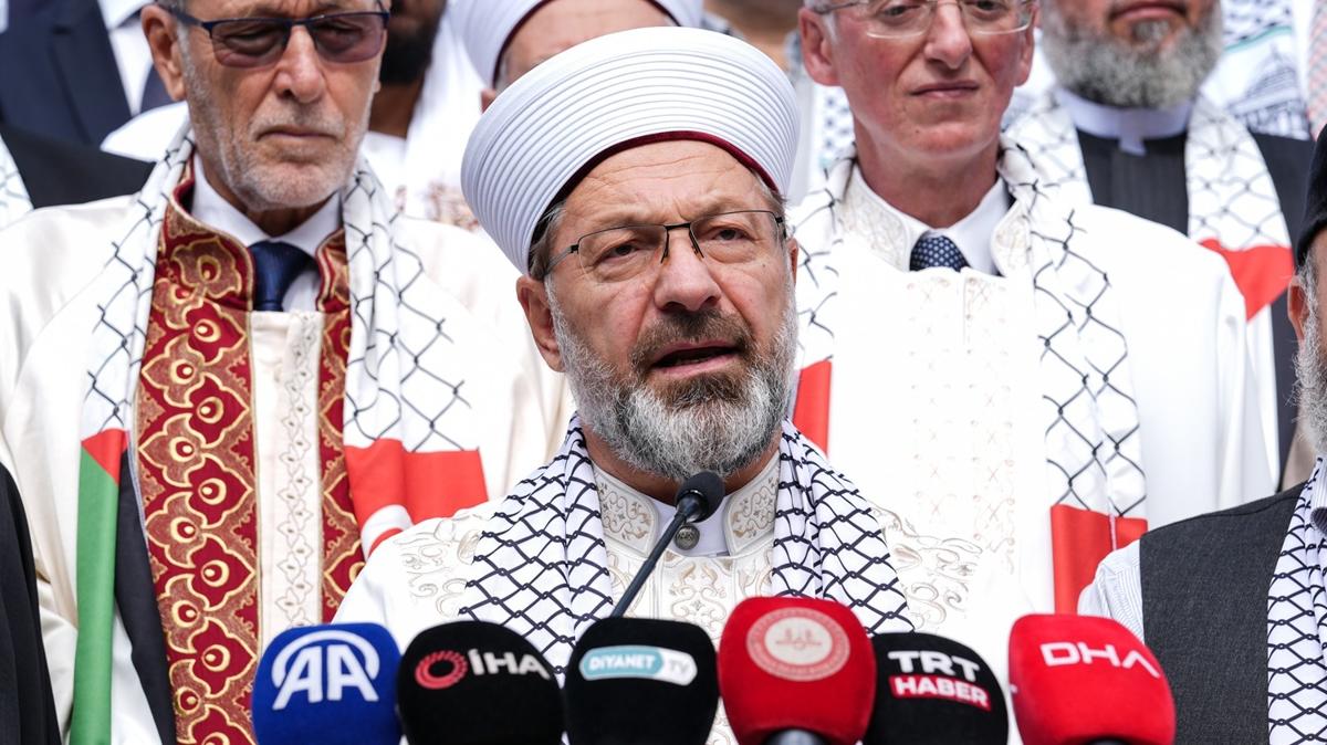 Diyanet leri Bakan Erba: Tm insanlk byk bir tehdit altnda