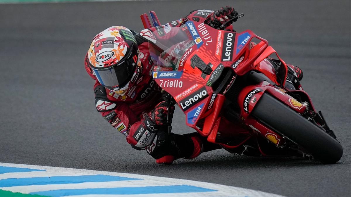 MotoGP Japonya Grand Prix'sini Francesco Bagnaia kazand