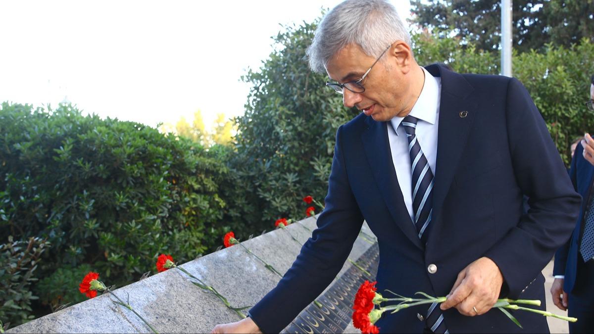 Bakan Memiolu, Bak'de! Azerbaycan ve Trk ehitliklerini ziyaret etti